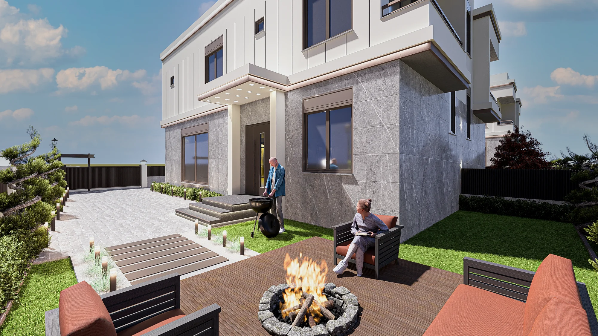 Villa — Dış cephe görünümü 7